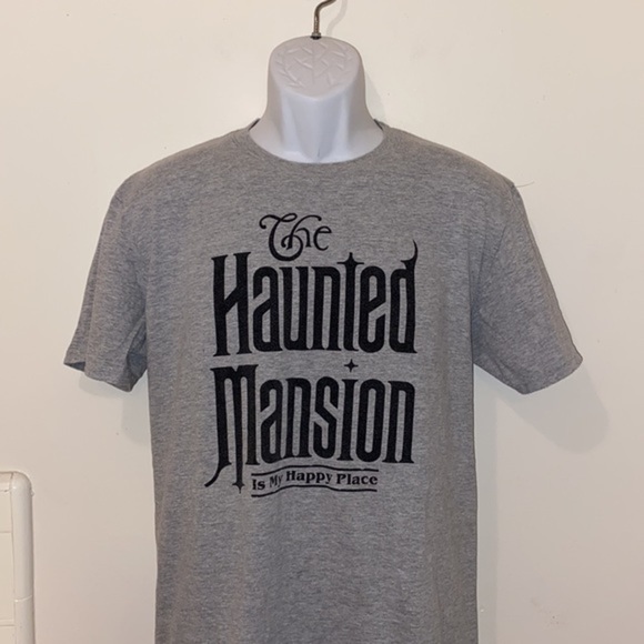 Unisex Disney/Pop! Funko “The Haunted Mansion Is My Happy Place” Graphic Tee - Picture 3 of 9
